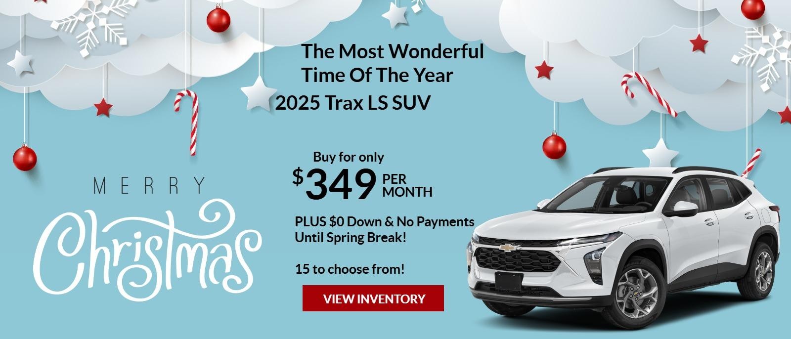 2025 Chevrolet Trax Special Offer