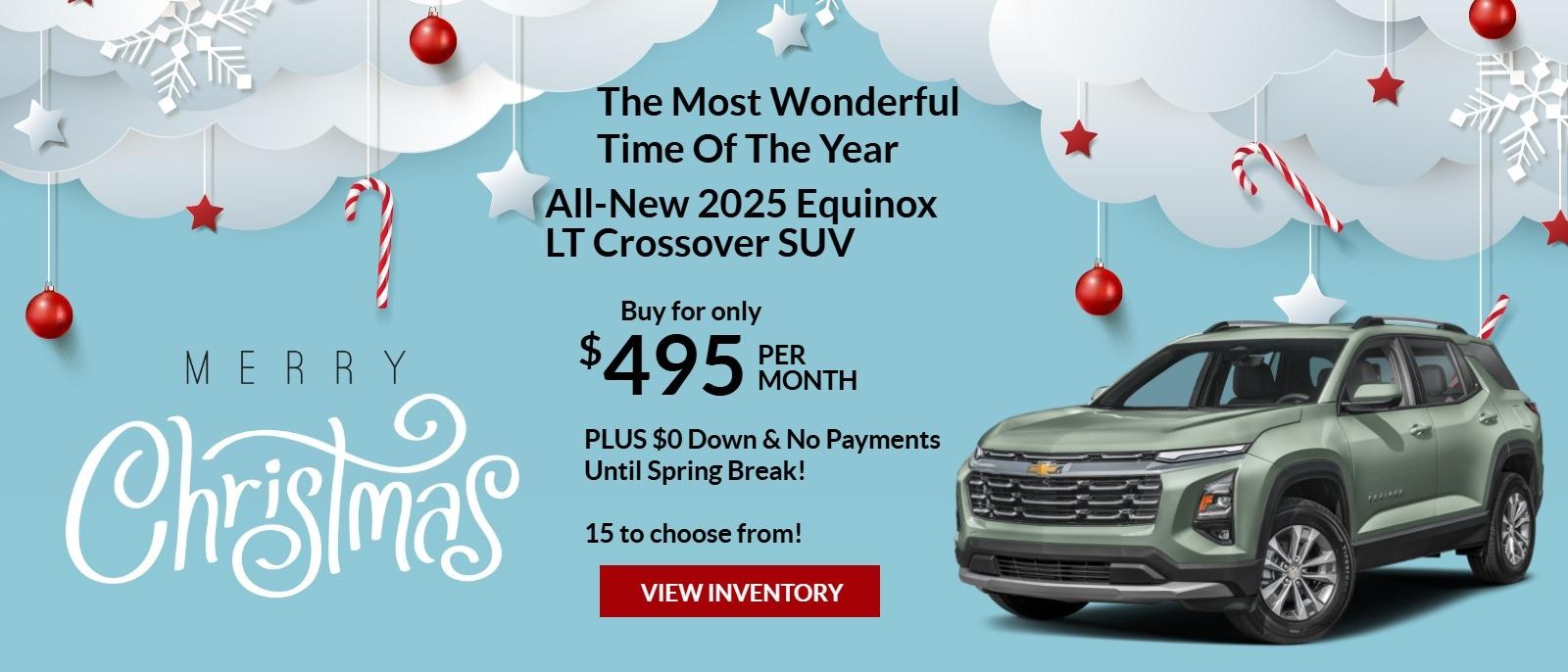 2025 Chevrolet Equinox Special Offer