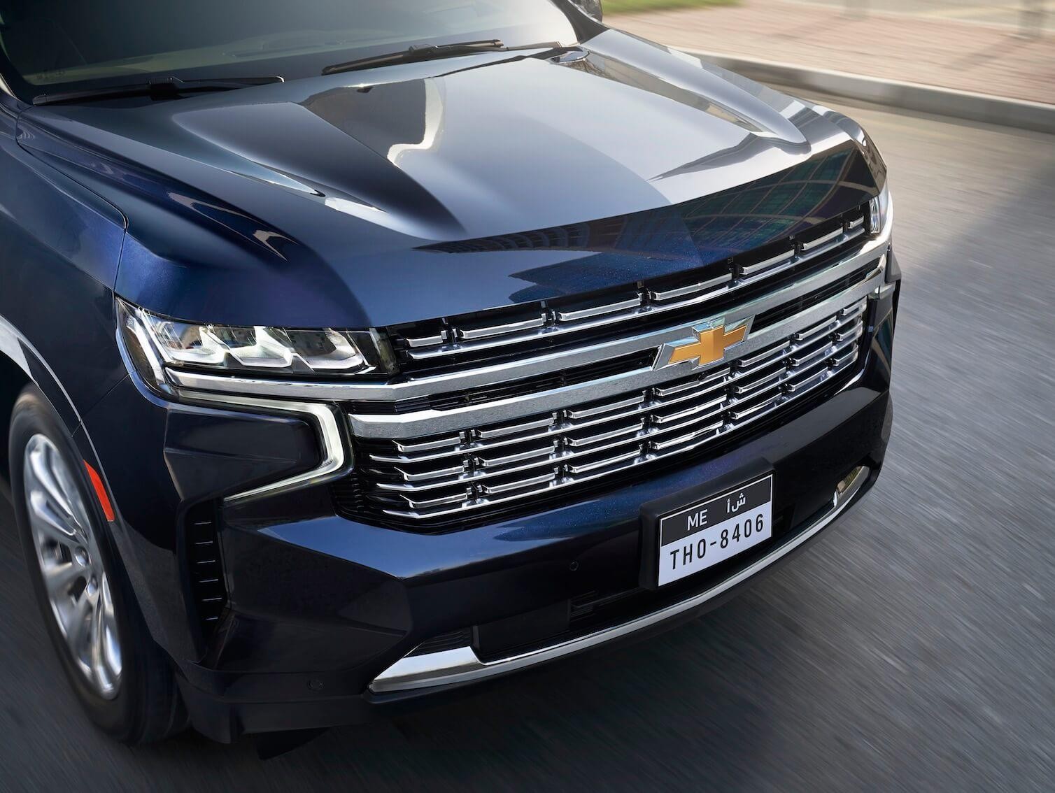 Chevy Tahoe Detail of Hood