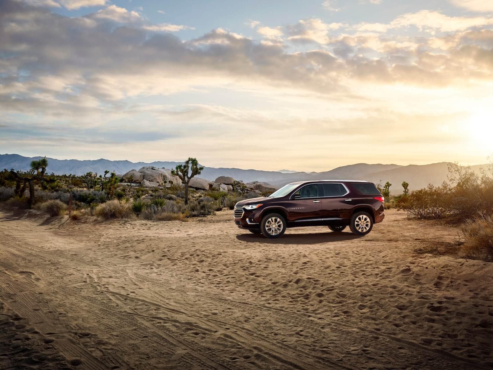 Chevy Traverse in Desert