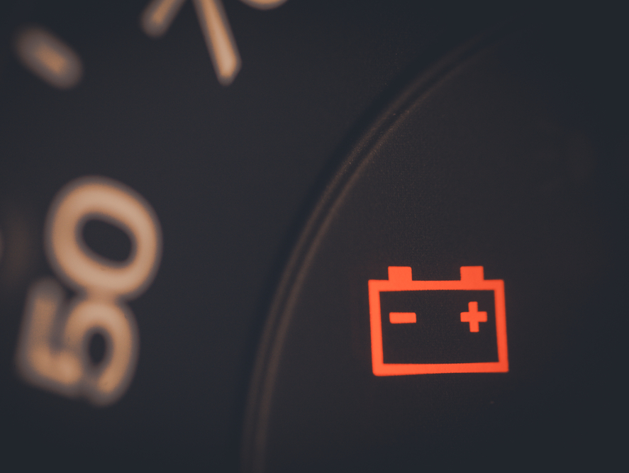 Car Battery Warning Light