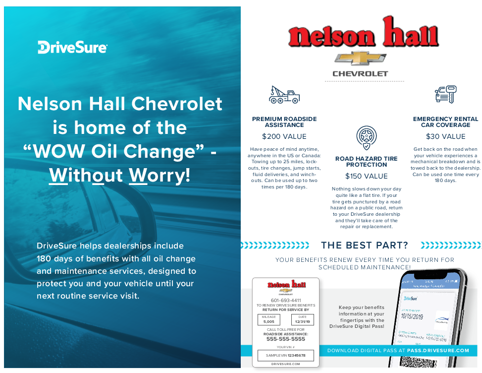 Nelson Hall Chevrolet is a MERIDIAN Chevrolet dealer and a new car and