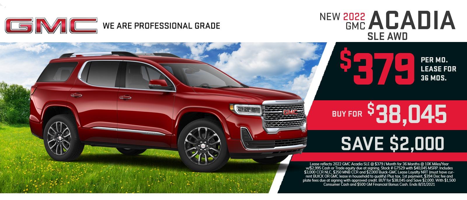 Save on New Car Leases at North Star Buick GMC Zelienople in ZELIENOPLE