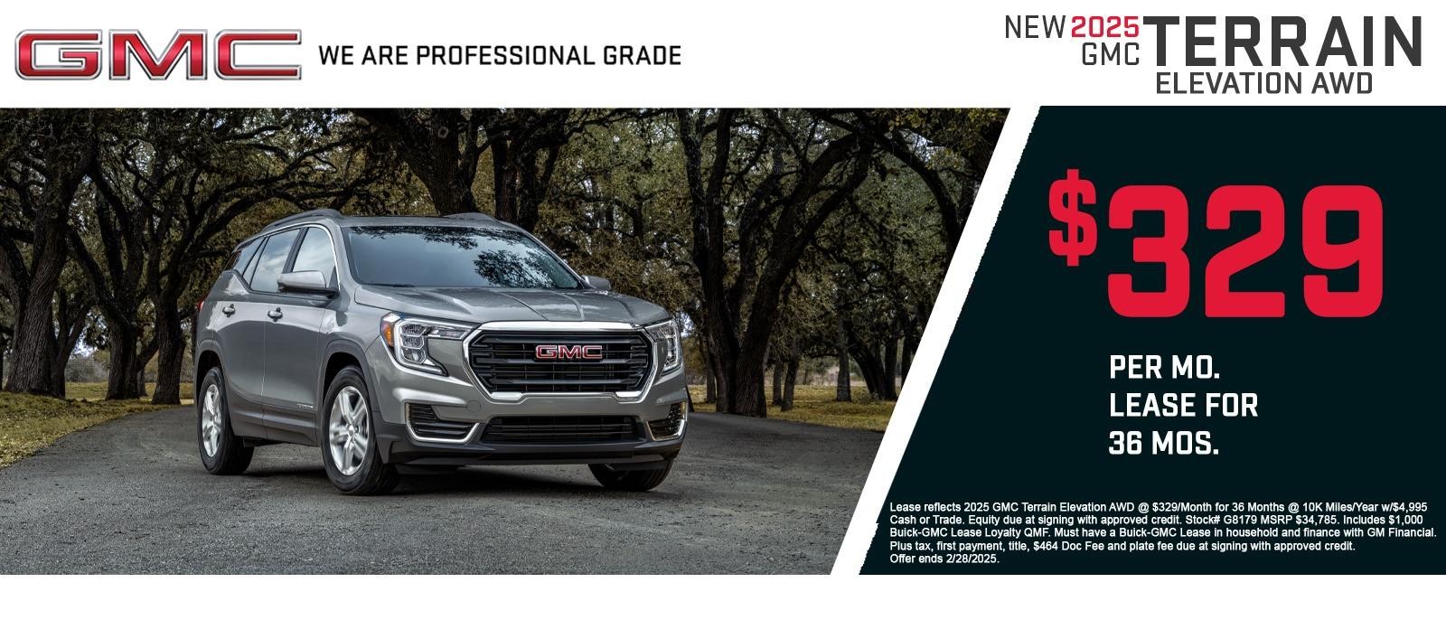 2025 GMC Terrain Elevation