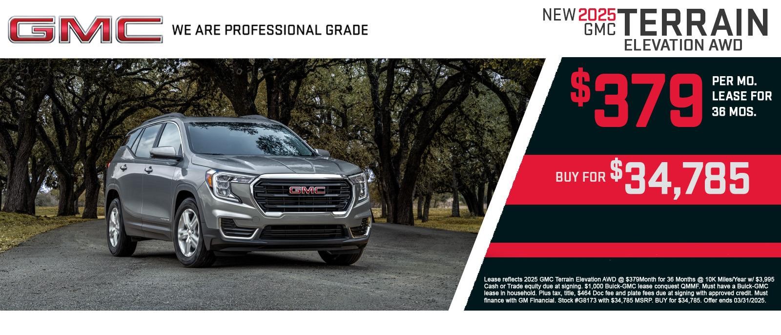 2025 GMC Terrain Elevation