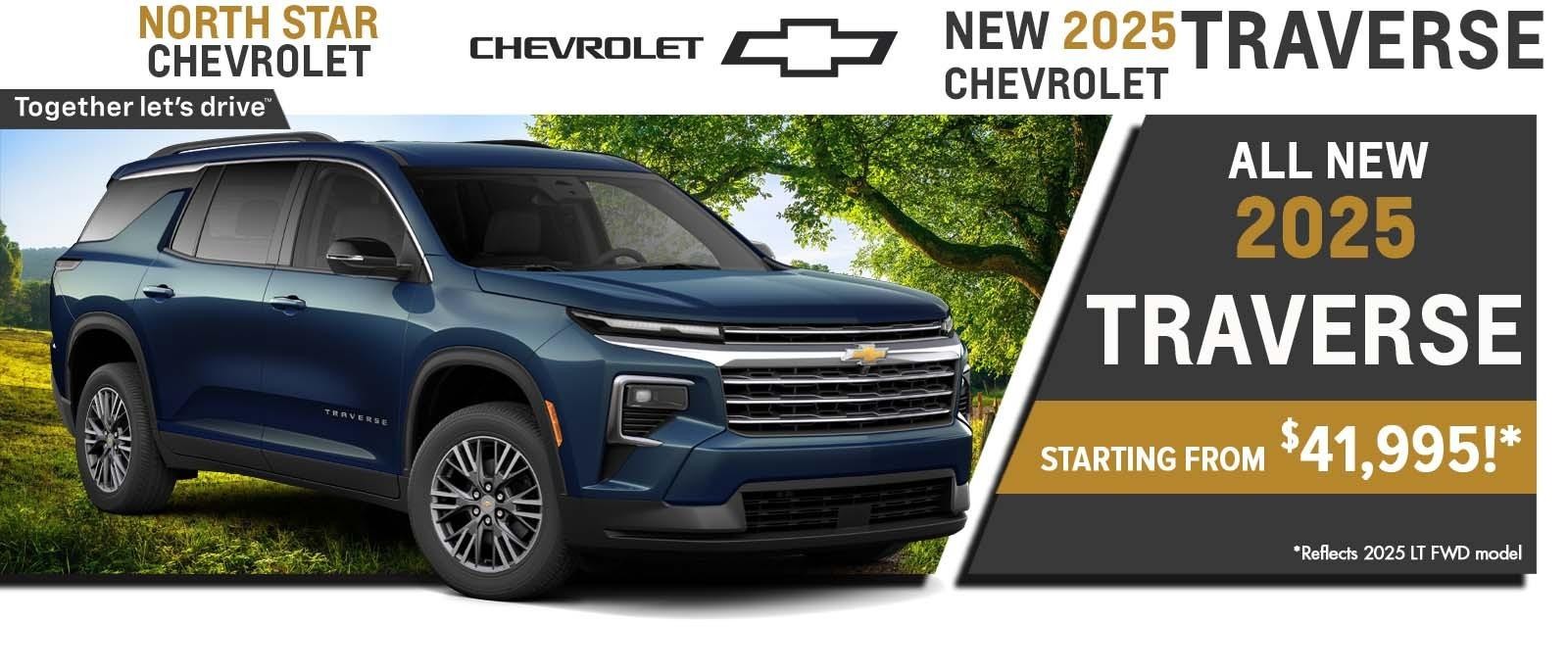 2024 Chevrolet Travers Starting at $38,995