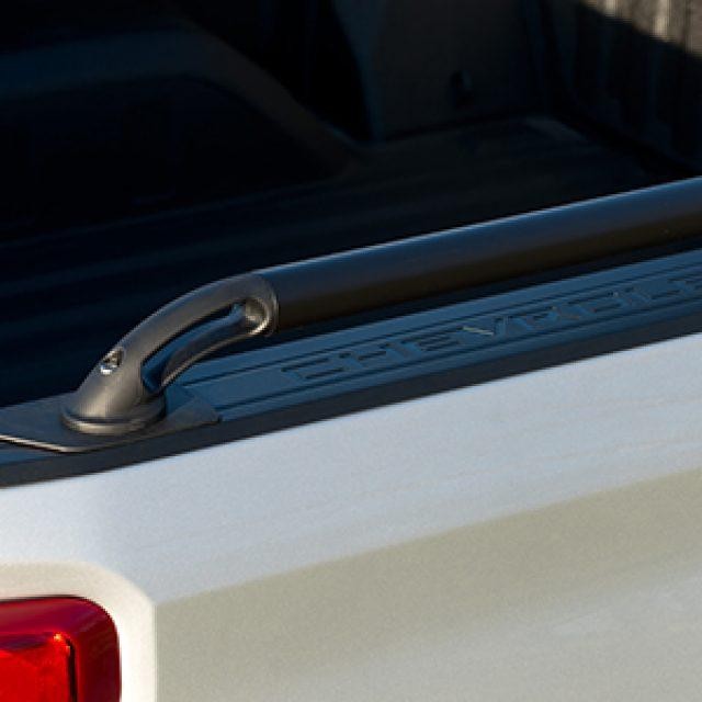 Standard Bed Locker Side Rails in Black Powder Coat by Putco