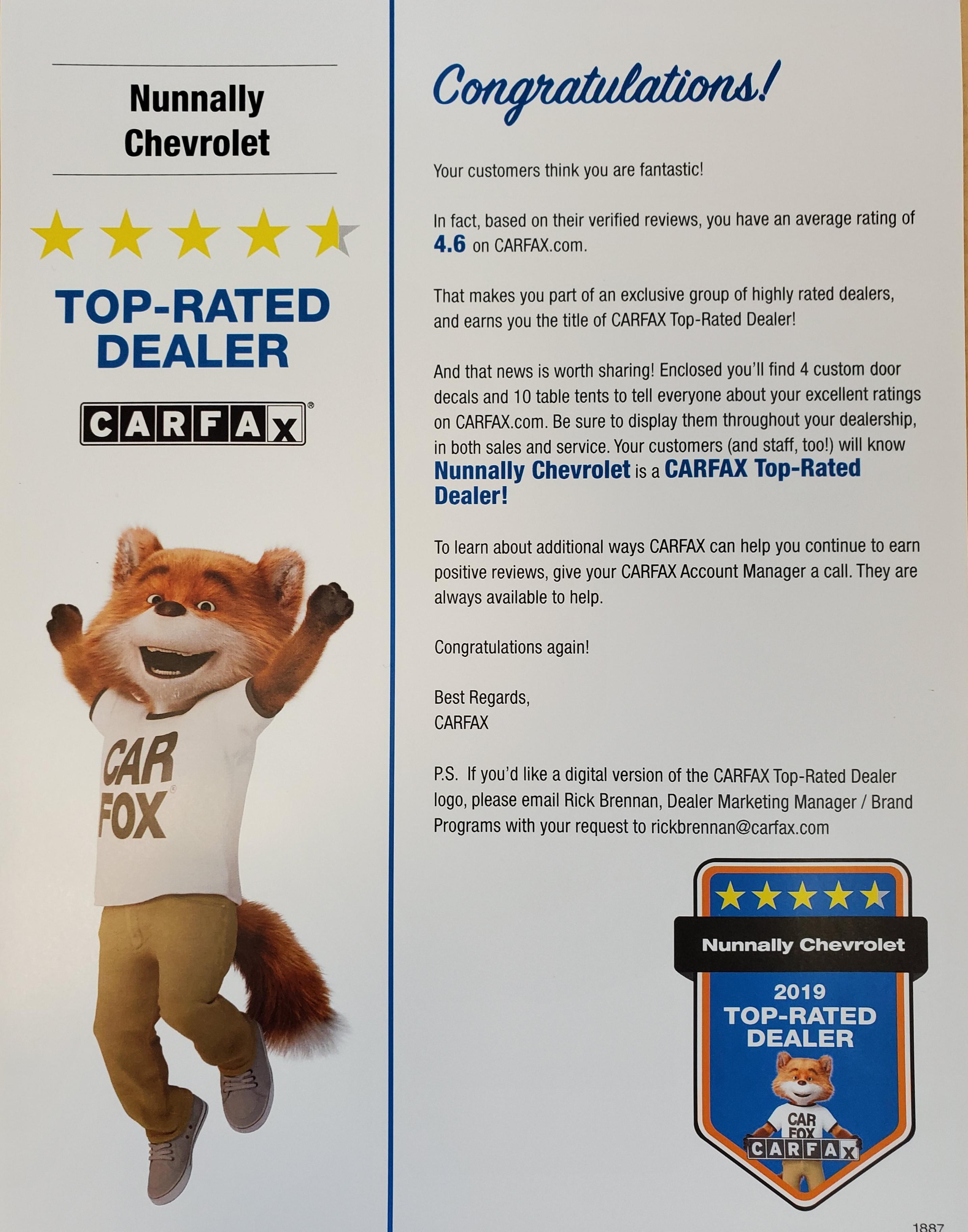 Carfax Rating