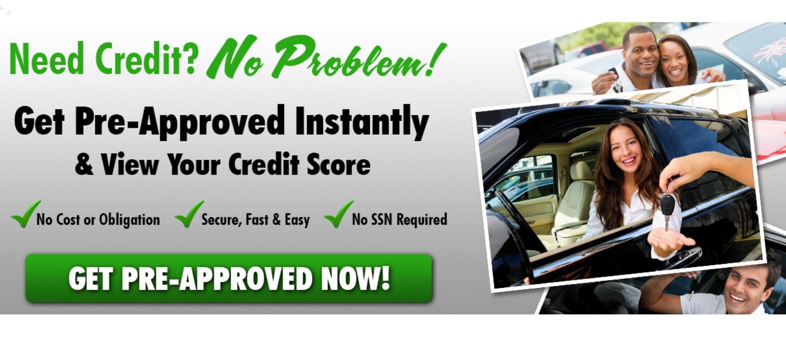 NO CREDIT NO PROBLEM