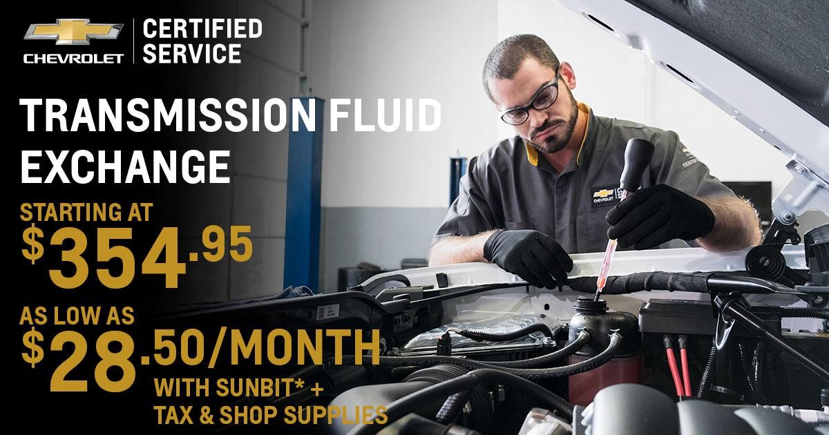 Transmission Fluid Exchange Service Special Coupon