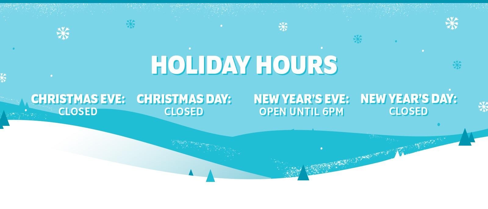 Holiday Hours