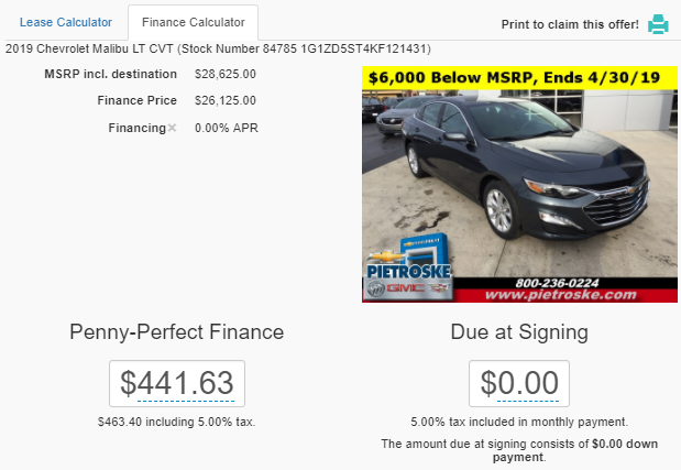 Finance Calculator