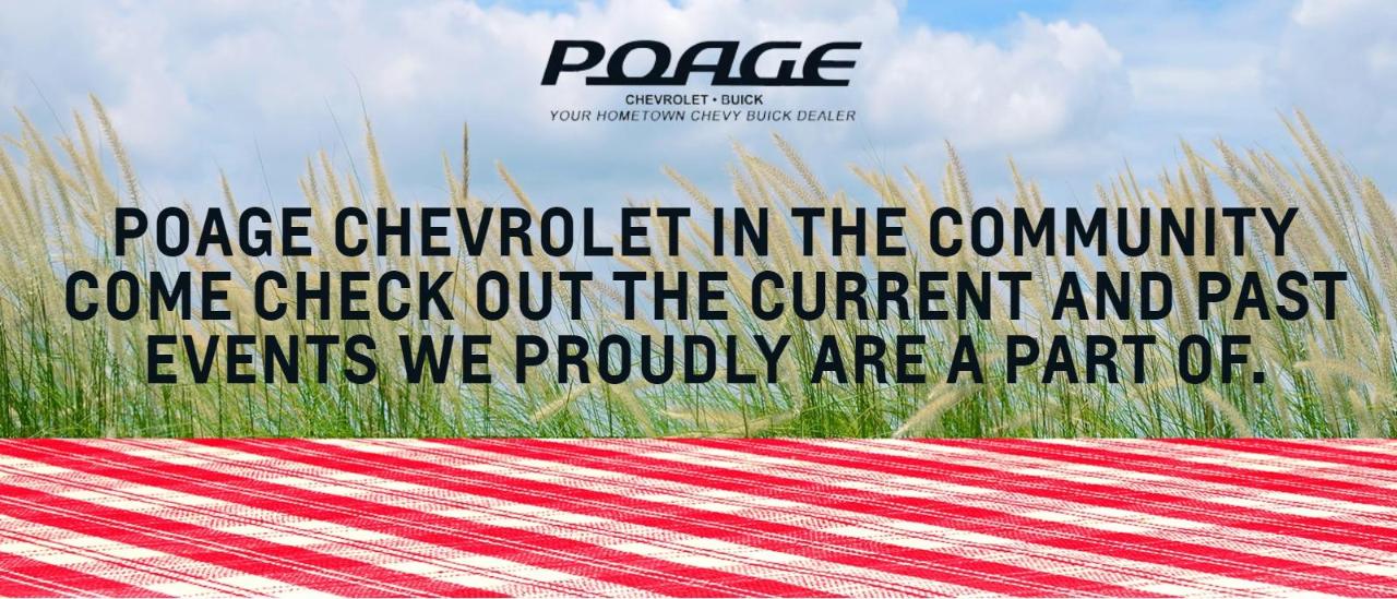 Poage Chevrolet Buick in HANNIBAL A Dealer Alternative for Quincy, IL