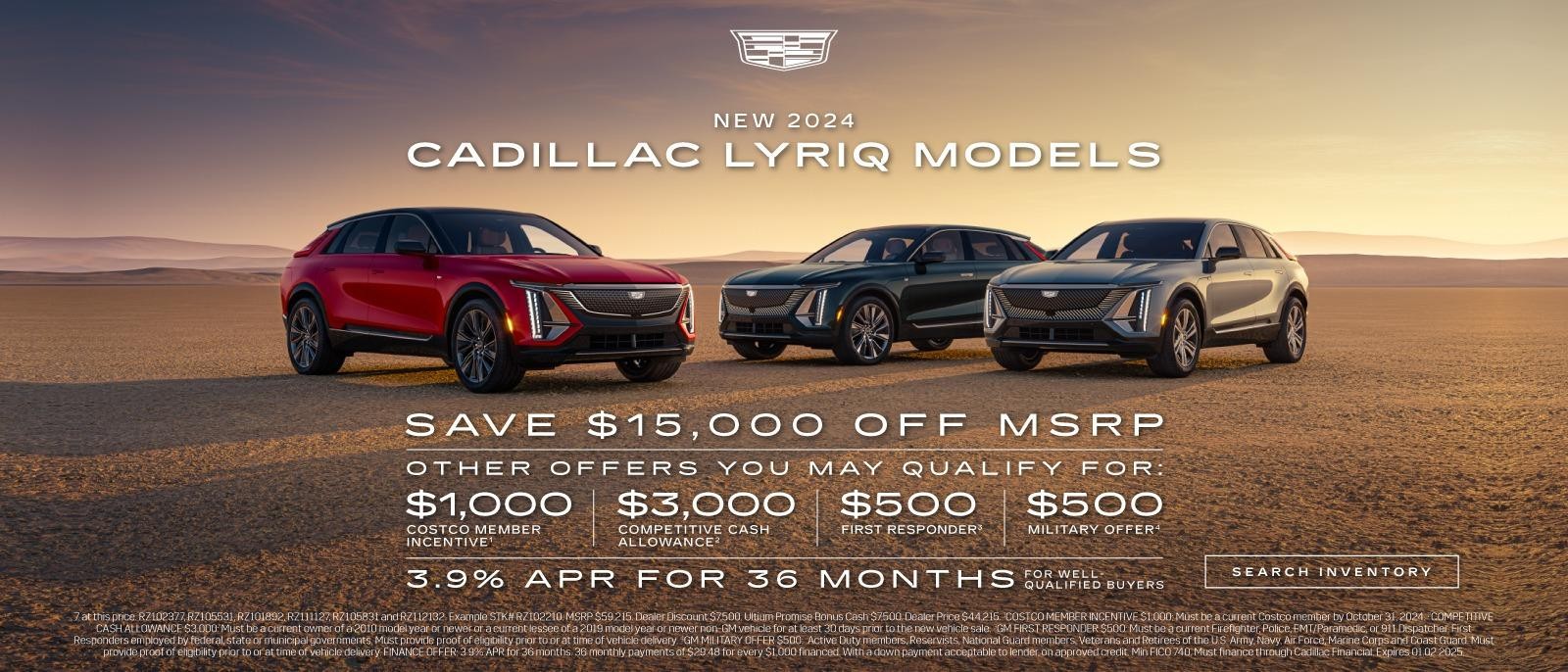 Cadillac Lyriq Models