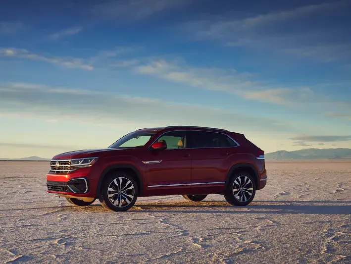 2021 Volkswagen Atlas Cross Sport parked in a desert