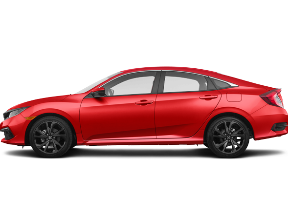Red Honda Civic Sport
