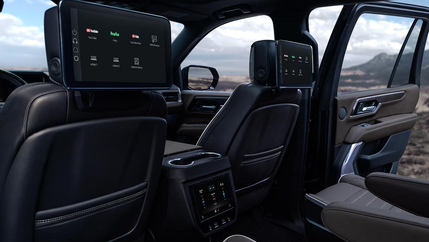 2025 GMC Yukon backseat infotainment