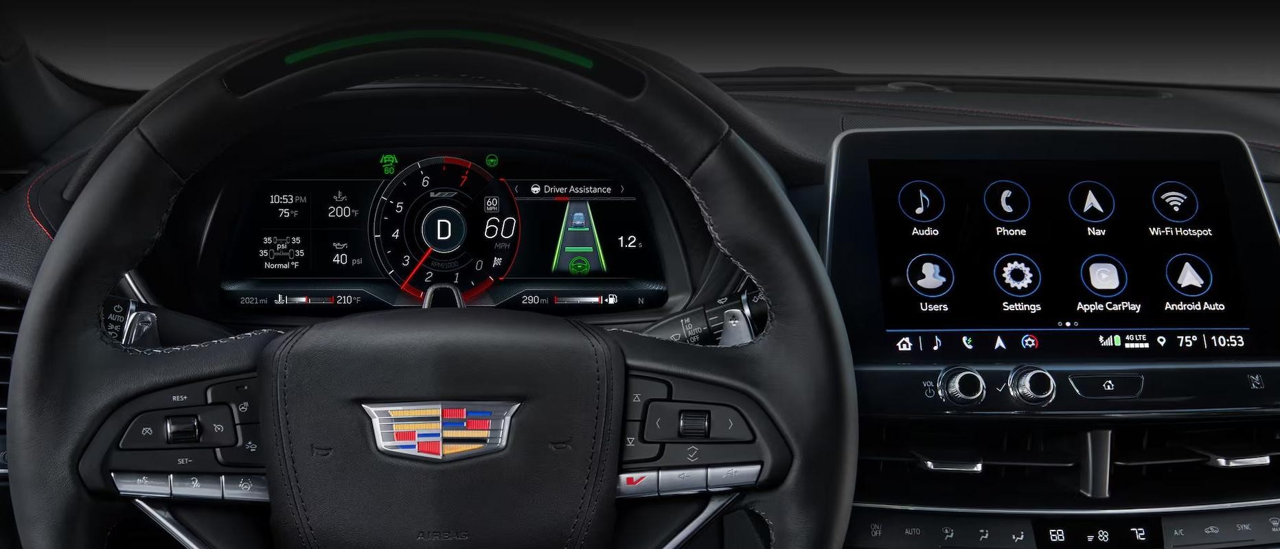 2025 Cadillac CT4-V Blackwing dashboard