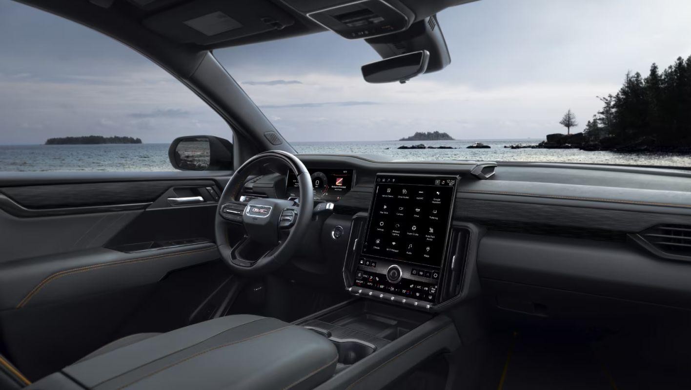 2025 GMC Acadia front dashboard