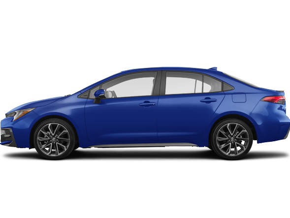 Blue 2020 Toyota Corolla 