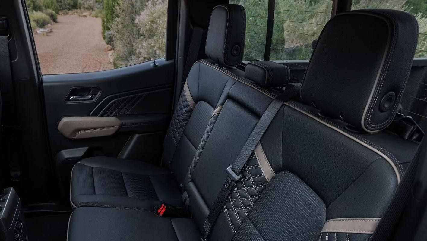 2025 GMC Canyon backseats