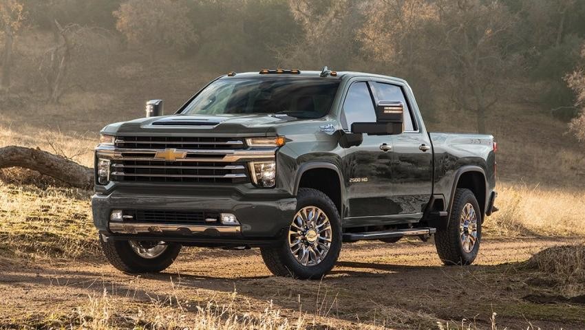 2023 Chevy Silverado 2500HD parked in a field