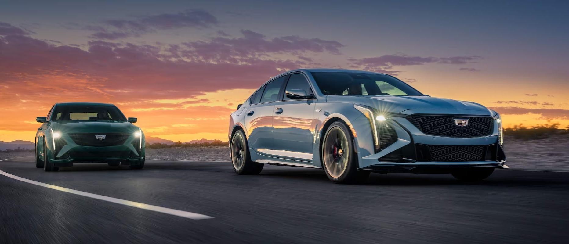 2025 Cadillac CT5-V Blackwing family driving on a road