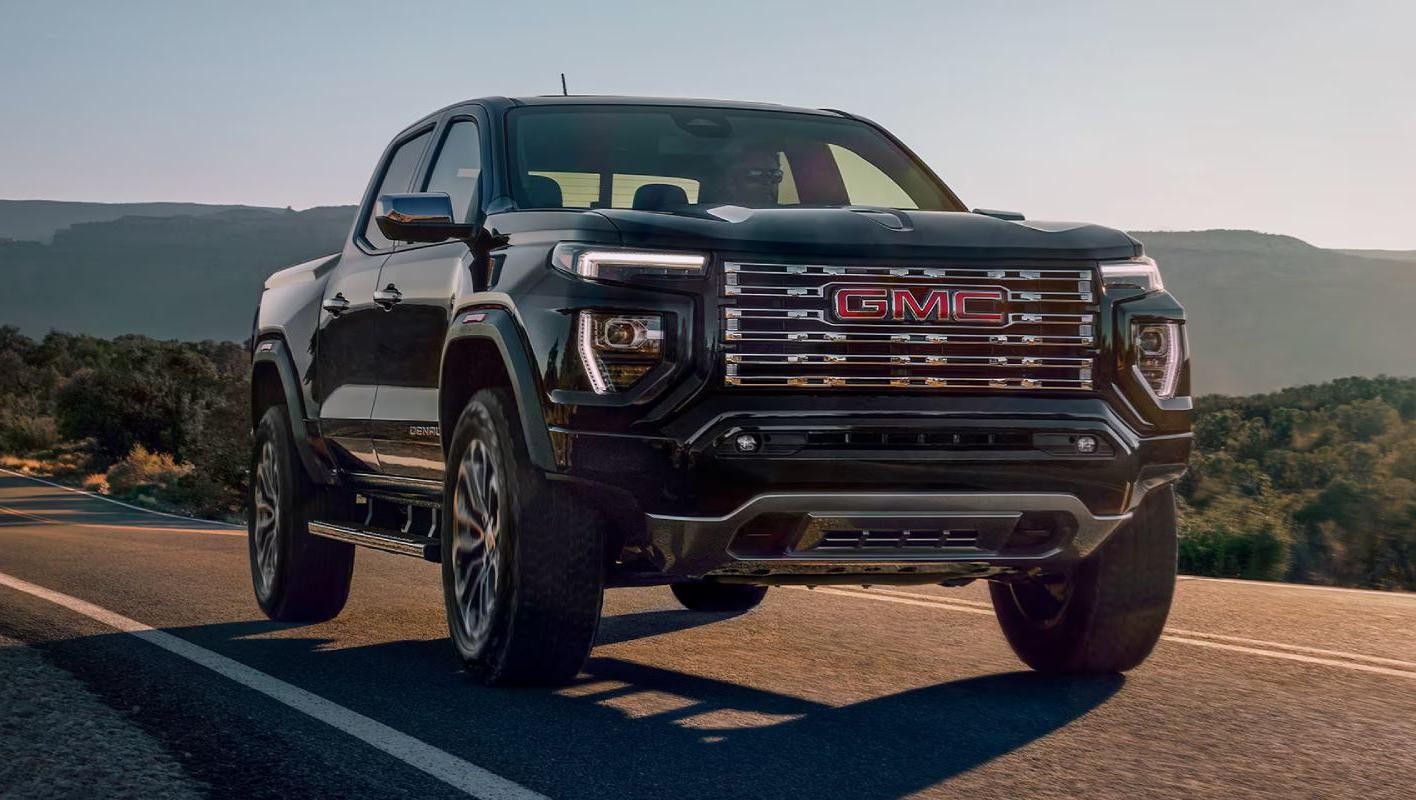 2025 GMC Canyon driving on road