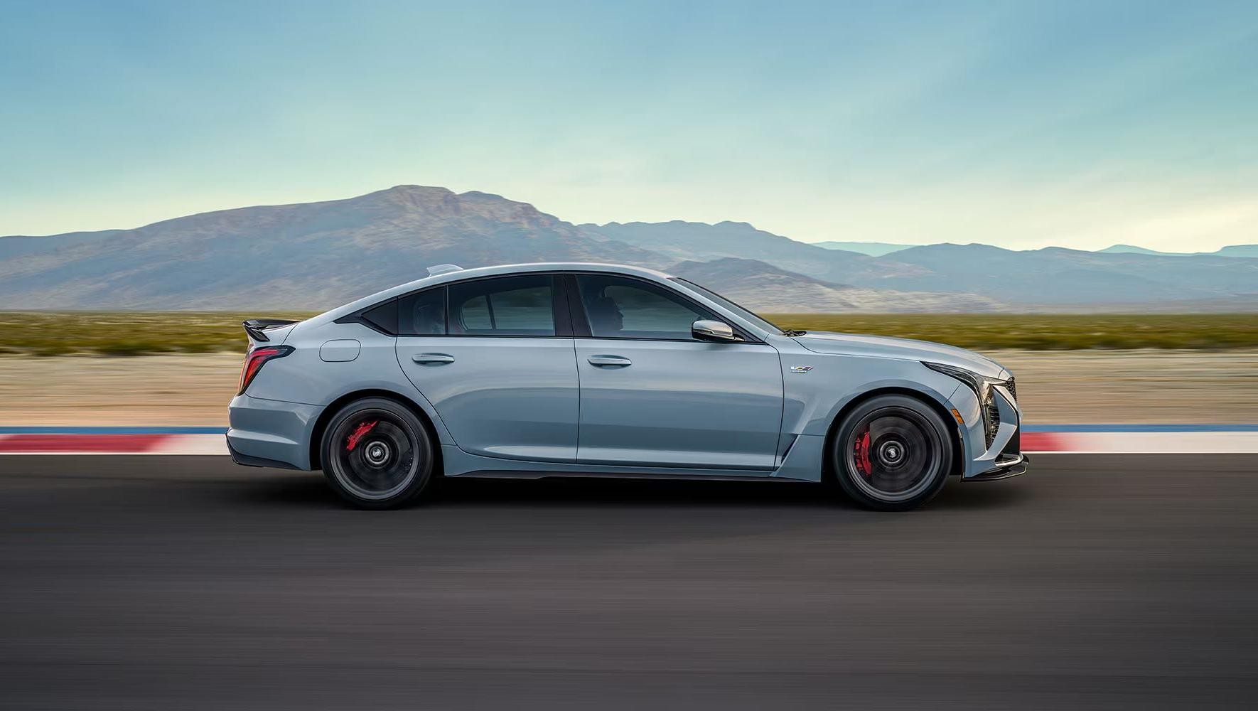 2025 Cadillac CT5-V Blackwing racing on a track