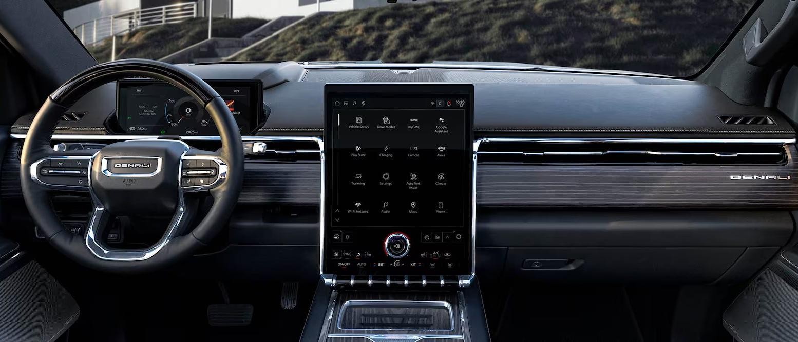 2025 Sierra EV dashboard and gauges