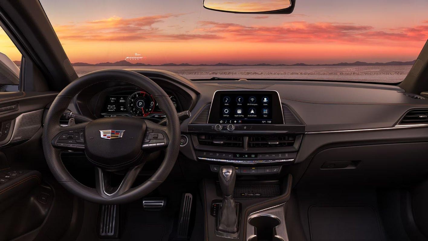 2025 Cadillac CT4 view from front seat