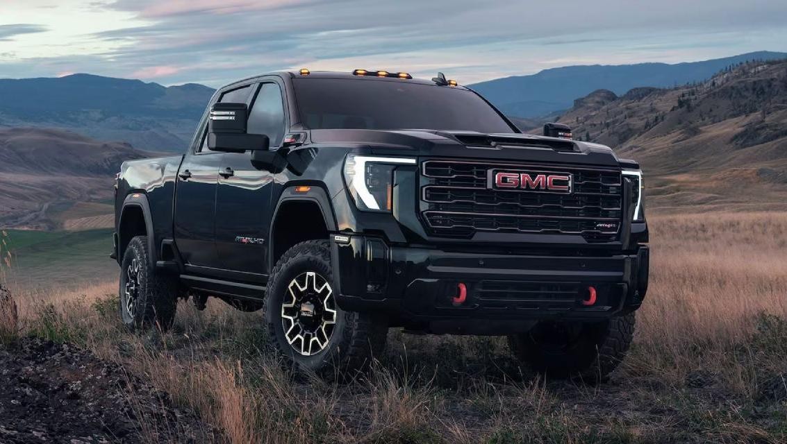 2025 GMC Sierra HD parked in a field