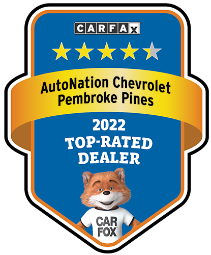 AutoNation Chevrolet Pembroke Pines RECOGNIZED AS A CARFAX TOP-RATED DEALER AutoNation Chevrolet Pembroke Pines RECOGNIZED AS A CARFAX TOP-RATED DEALER