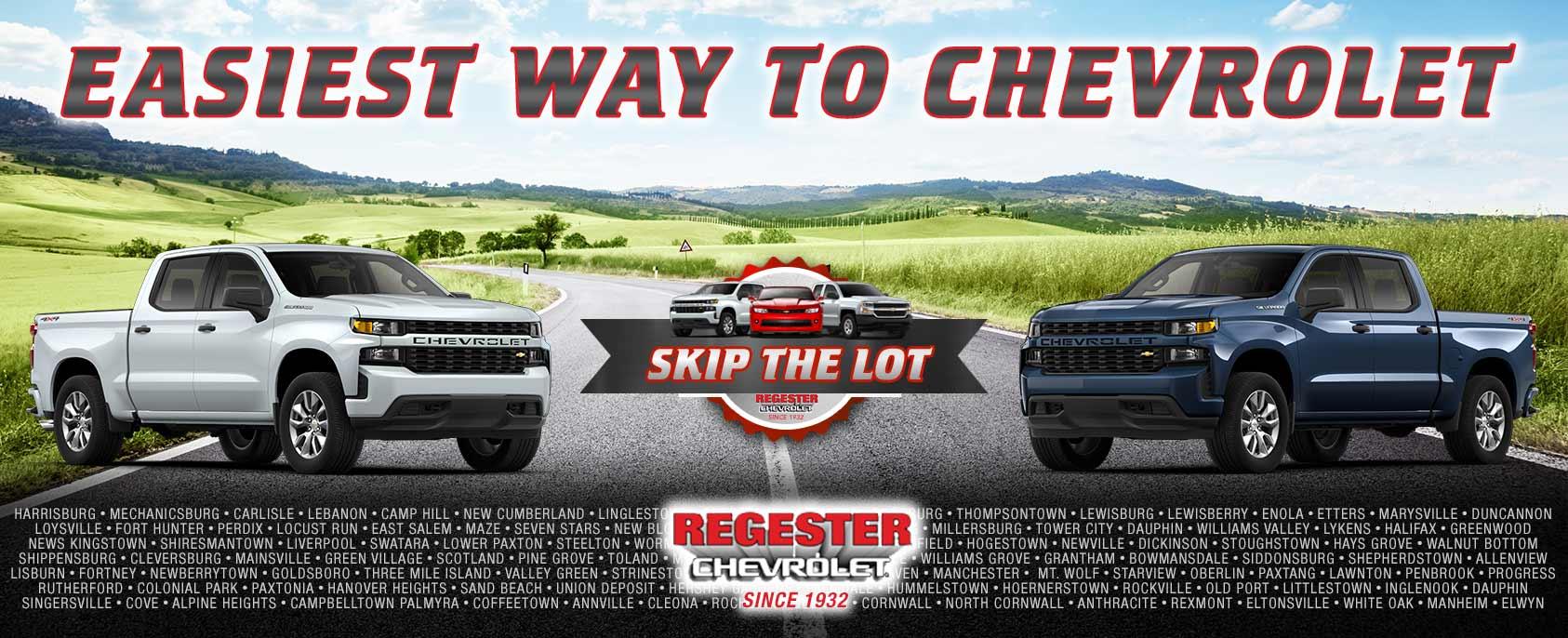 Regester Chevrolet Chevrolet dealership with new and used car sales in