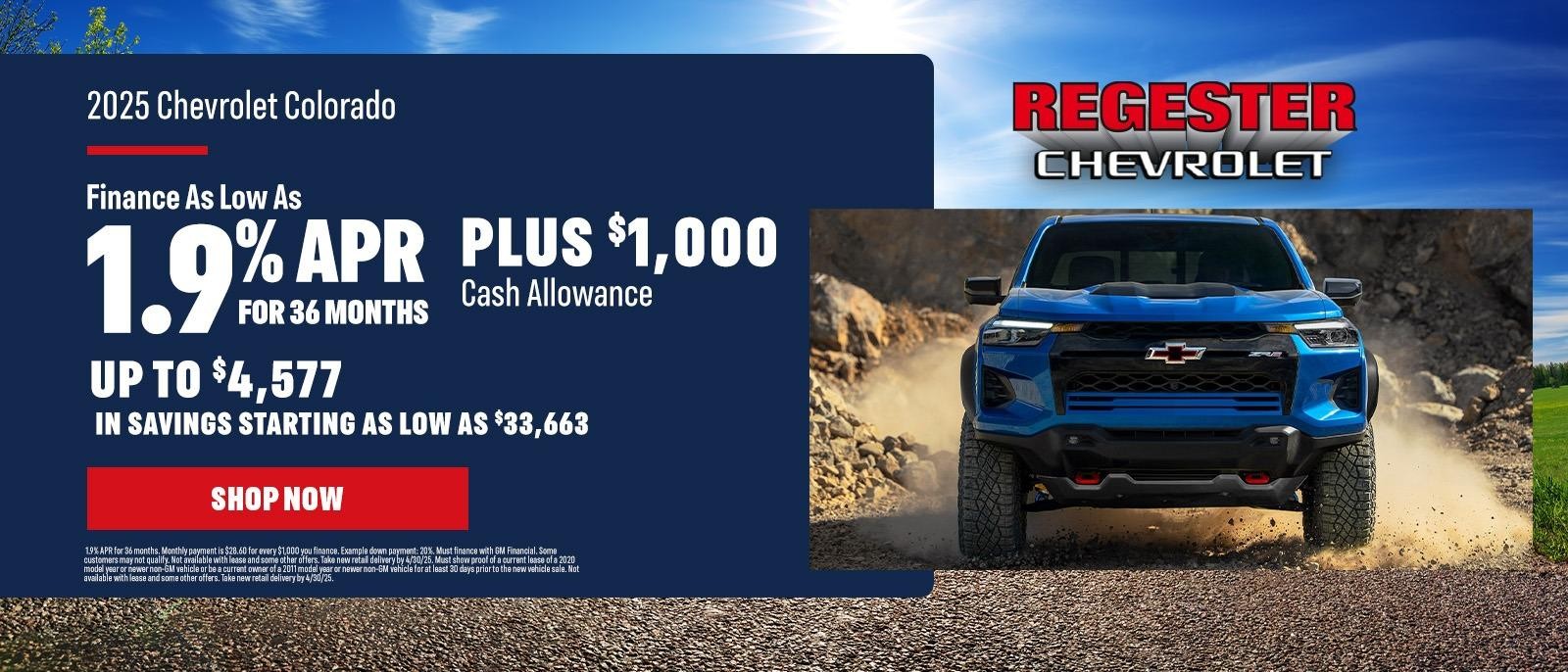 April Colorado Offer