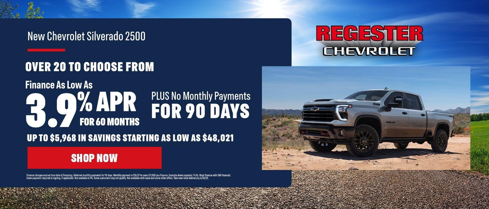 April Silverado HD Offer
