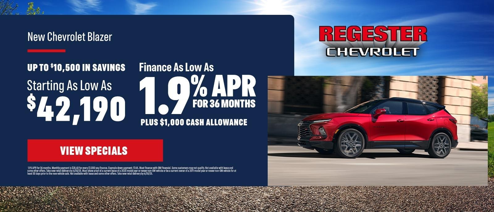 April Blazer Offer