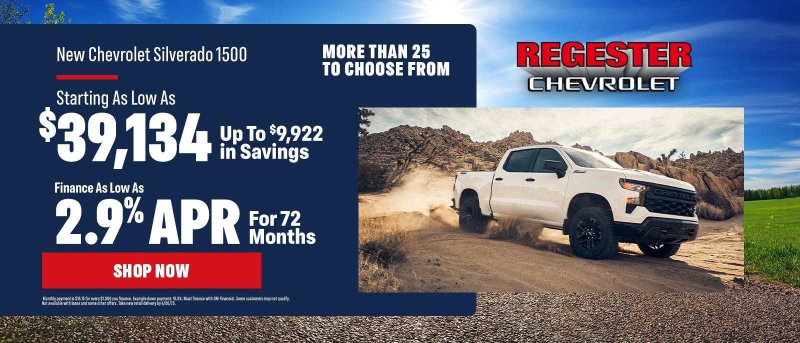 April Silverado Offer