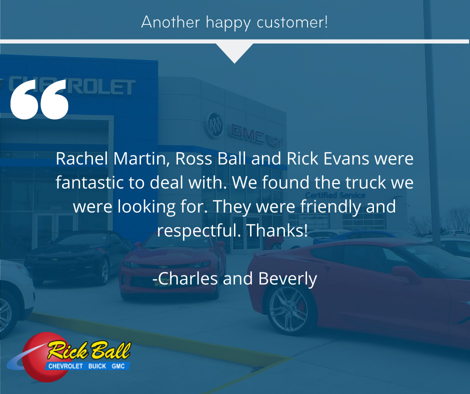 Rick Ball Auto Group is a BOONVILLE Buick, Chevrolet, GMC dealer and a