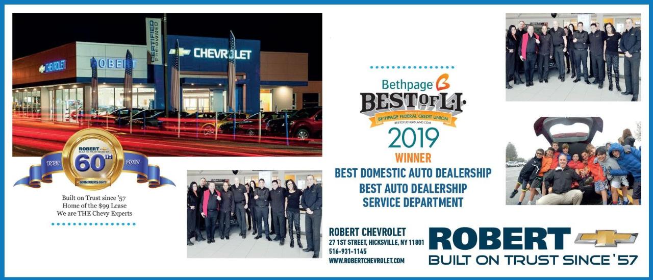 Robert Chevrolet New Chevy & Used Car Dealer in Hicksville, NY