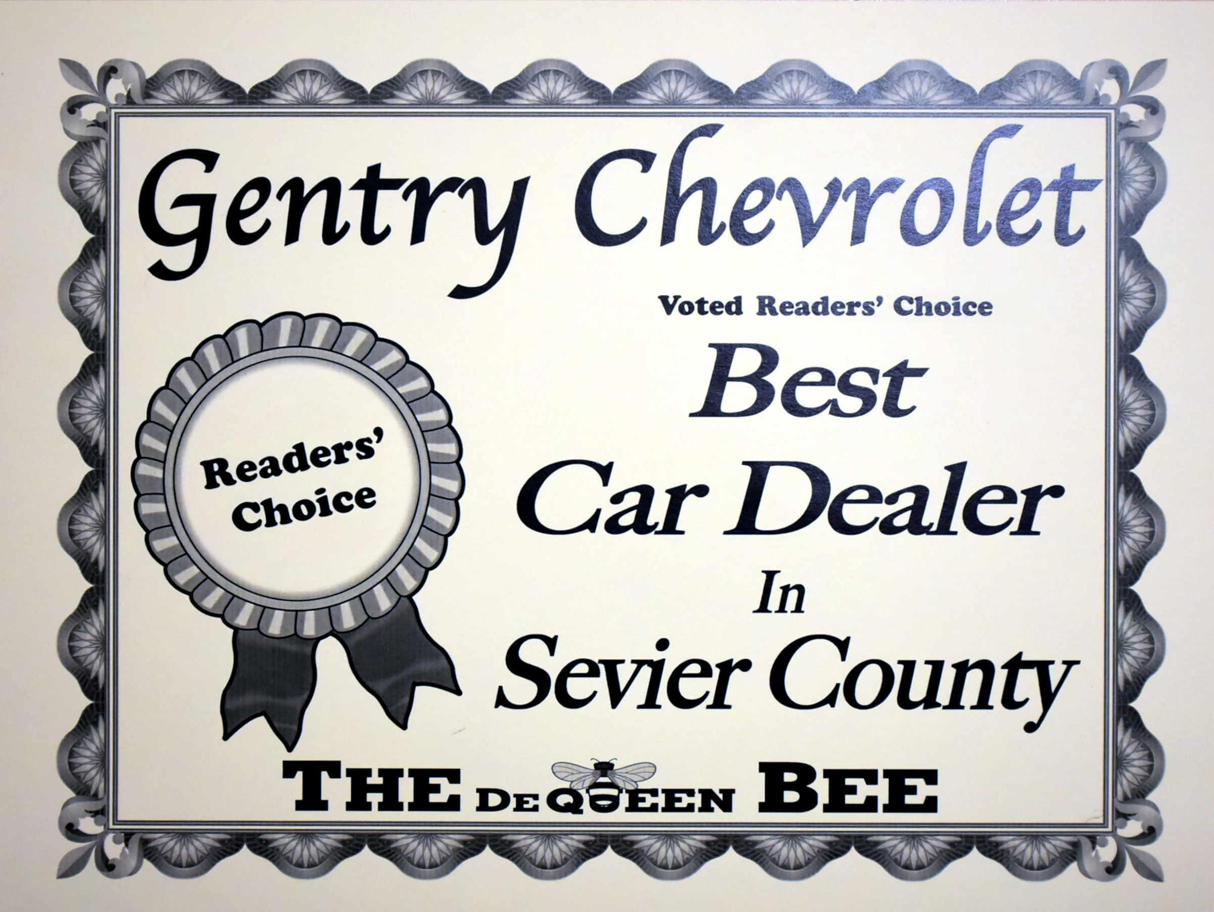 Gentry Chevrolet Inc. in DE QUEEN Nashville, Texarkana, AR, & Idabel
