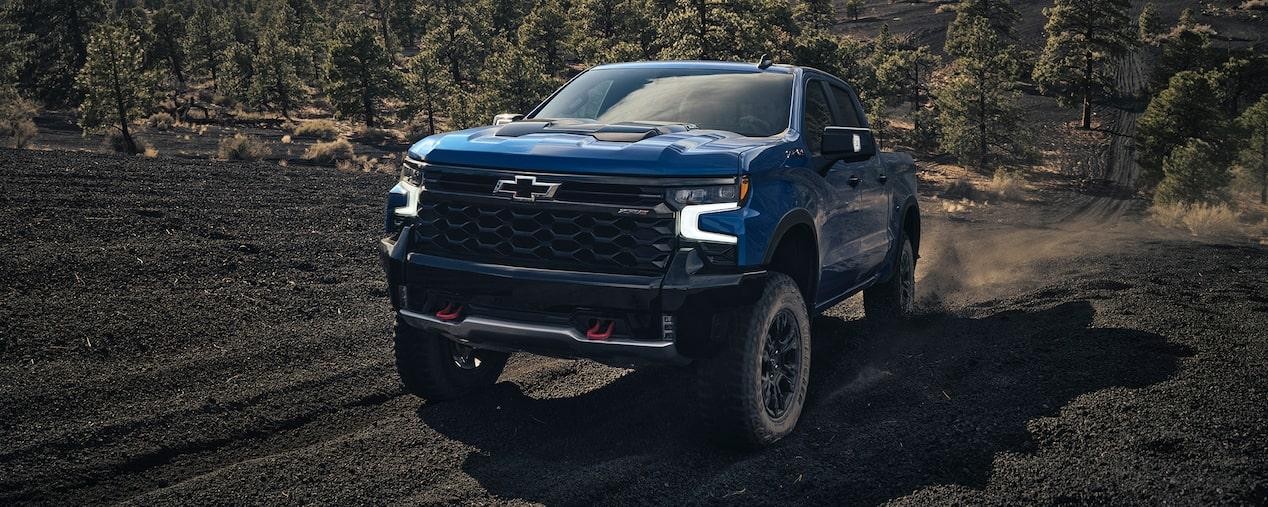 Blue 2022 Chevy Silverado ZR2