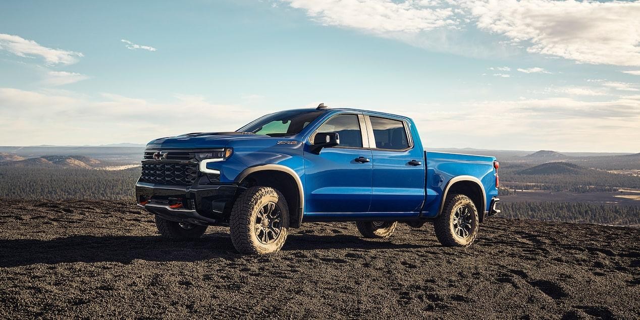 Blue 2022 Chevy ZR2