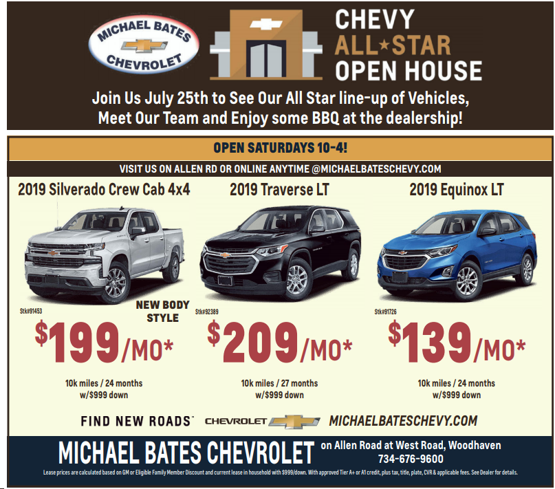 Michael Bates Chevrolet Inc is a Detroit Chevrolet dealer and a new car