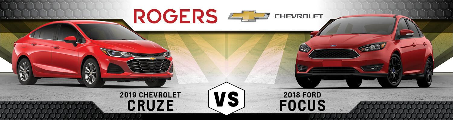 2019 Chevy Cruze Vs 2018 Ford Focus Rogers Chevrolet