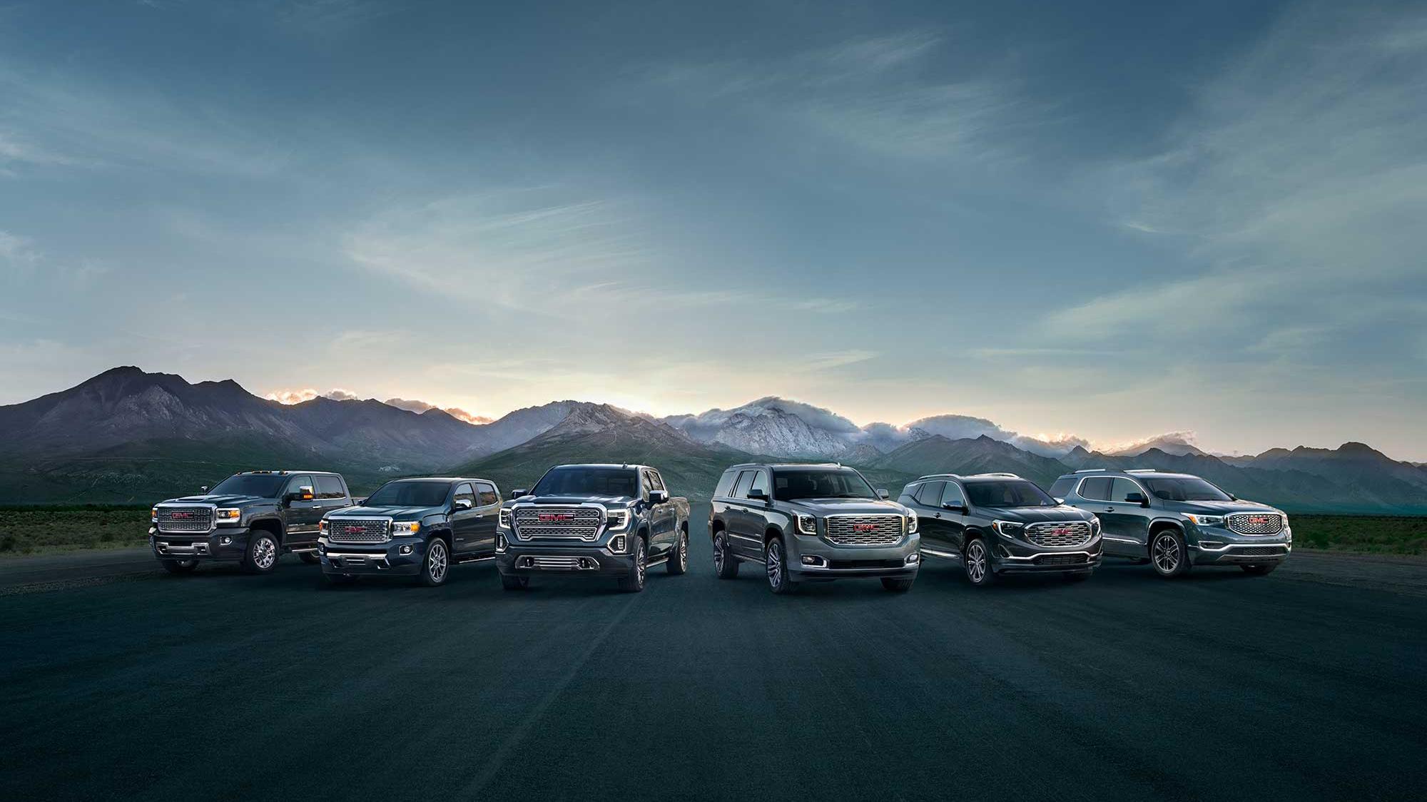 GMC lineup GMC lineup