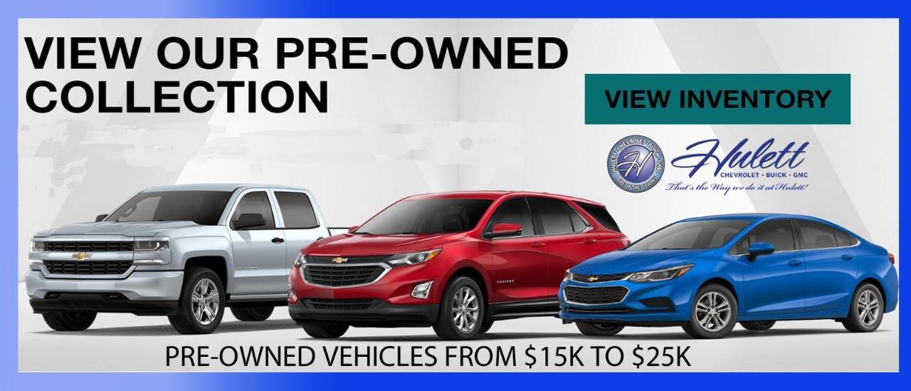 Hulett Chevrolet Buick GMC A CAMDENTON Buick, Chevrolet, and GMC