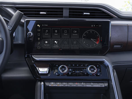 GMC Infotainment System with Google Built-In