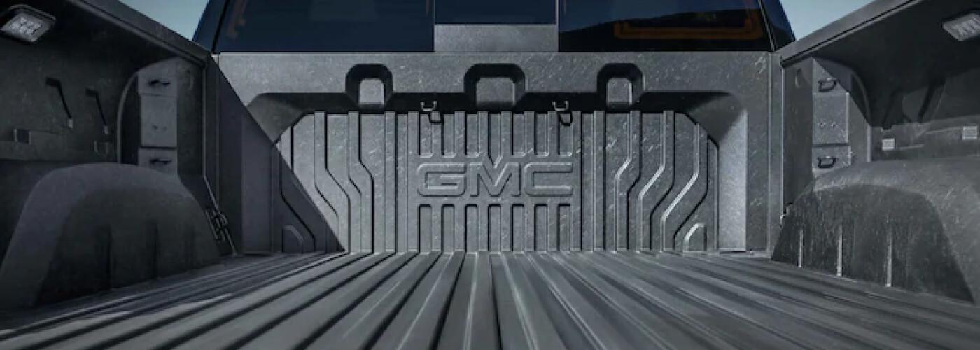 GMC logo on pickup truck