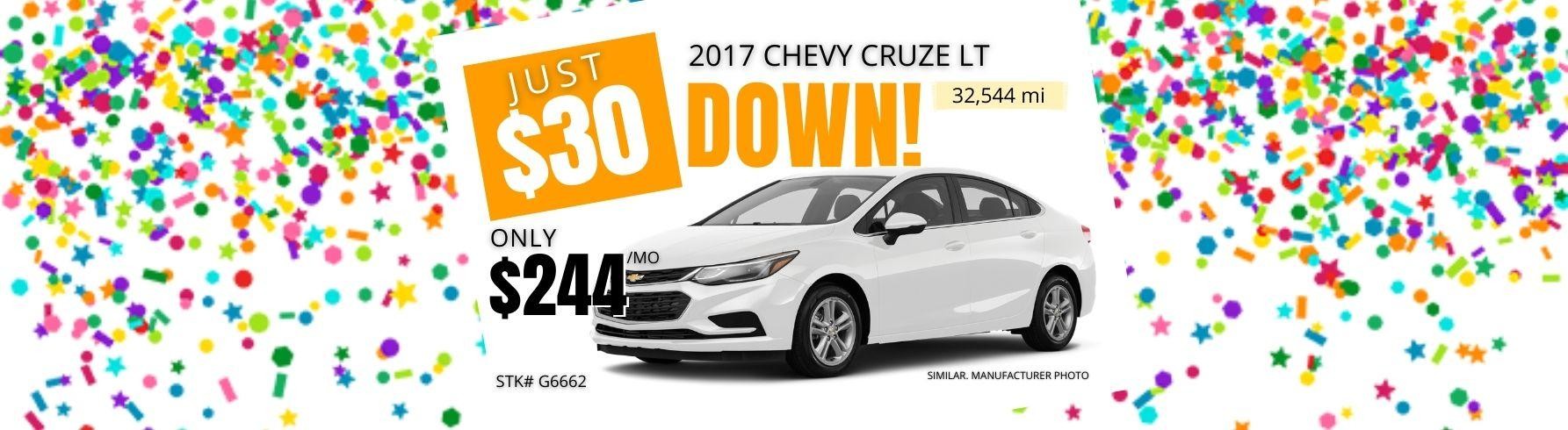 chevy cruze $244